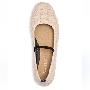 Rothy's Beige Bouclé Flats
